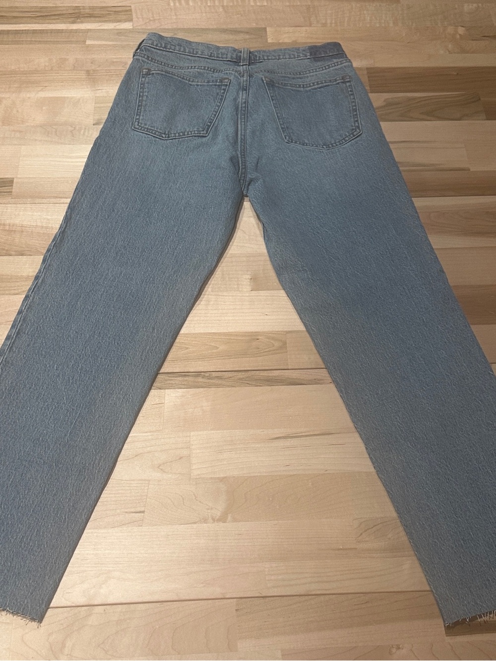 Abercrombie & Fitch Light Blue Straight Jeans - Picture 5 of 6